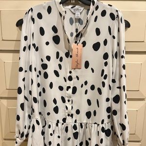 Spotted Blouse